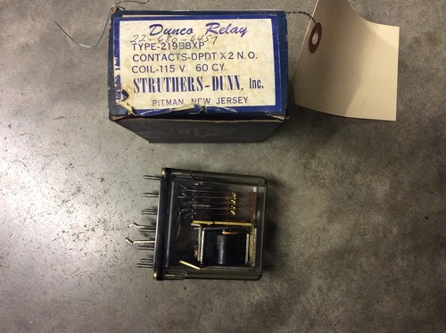 Dunco relay 219bbxp - relay, 115v